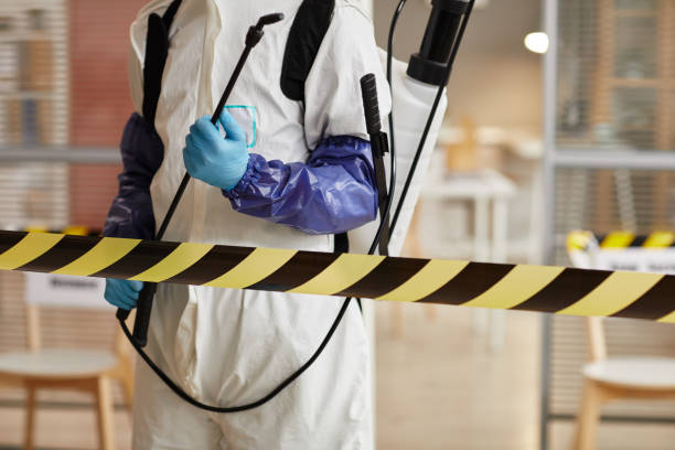 Professional Biohazard technician working in Kendalia, TX